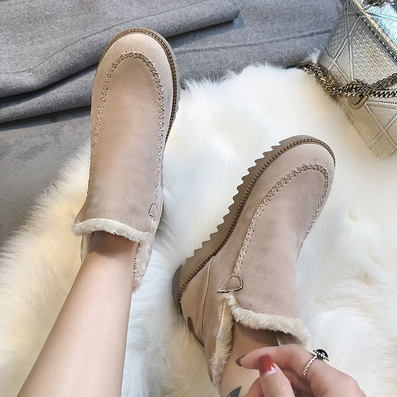 Bottines de luxe en coton - chaleur et confort – Image 4