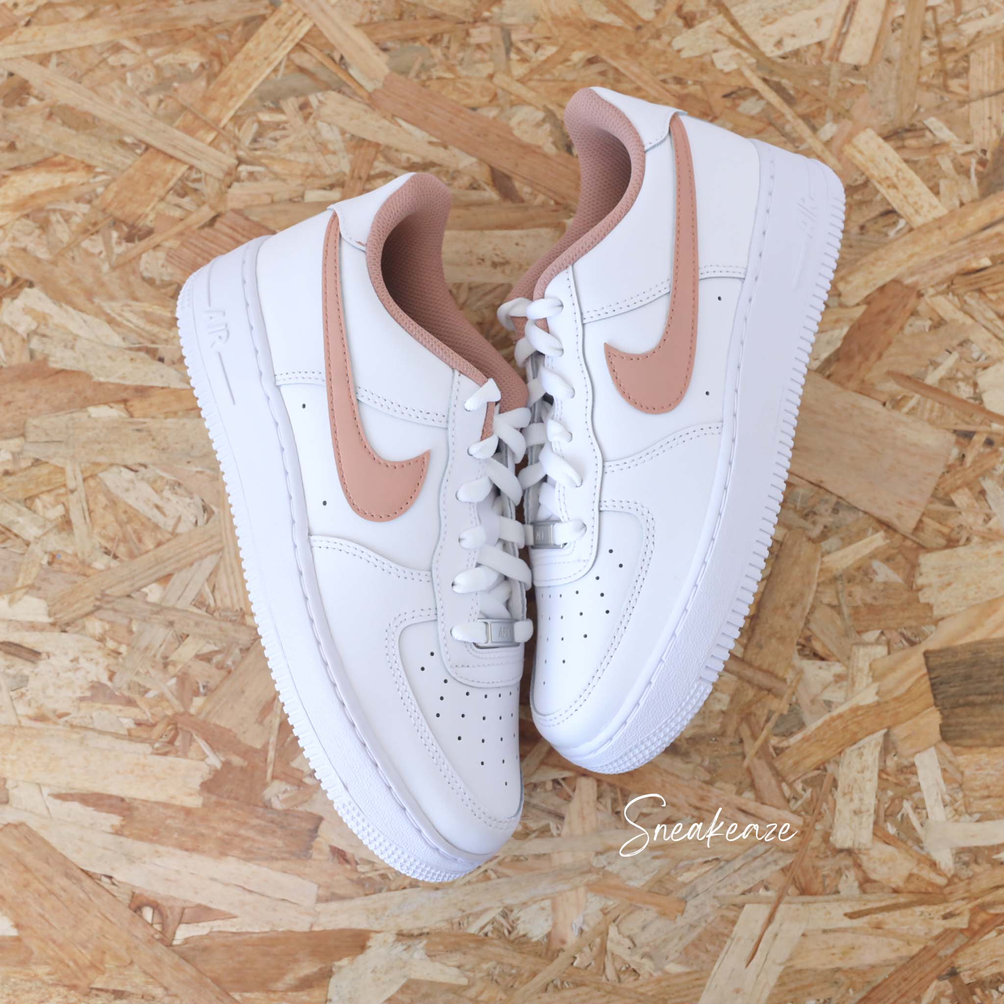 Swoosh & toile (couleur au choix) - Air Force 1 custom – Image 3