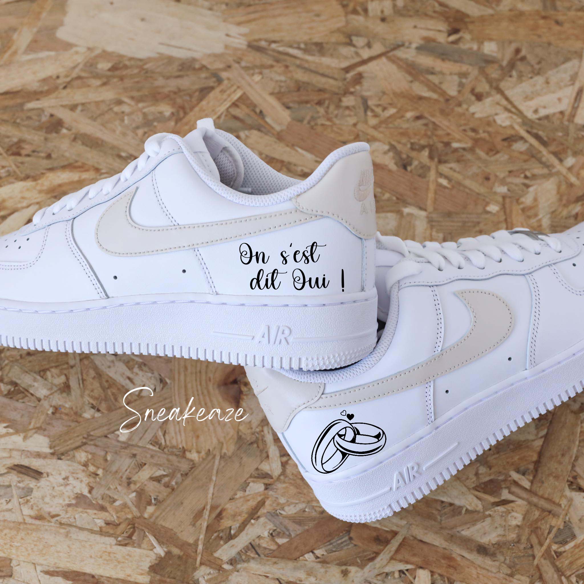 On s'est dit oui (couleur au choix) - Air Force 1 custom – Image 7