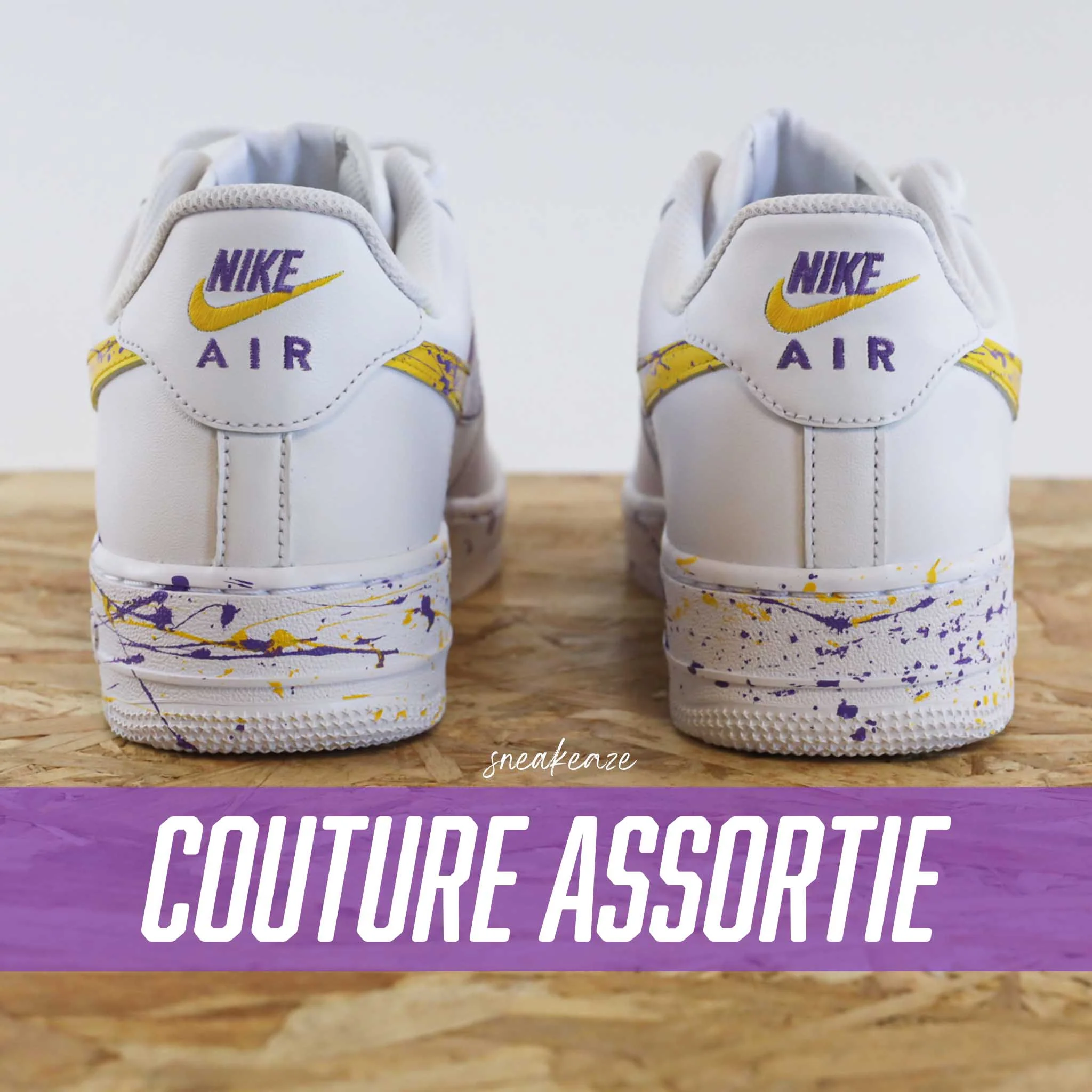 Splash Lakers - Air Force 1 custom – Image 7