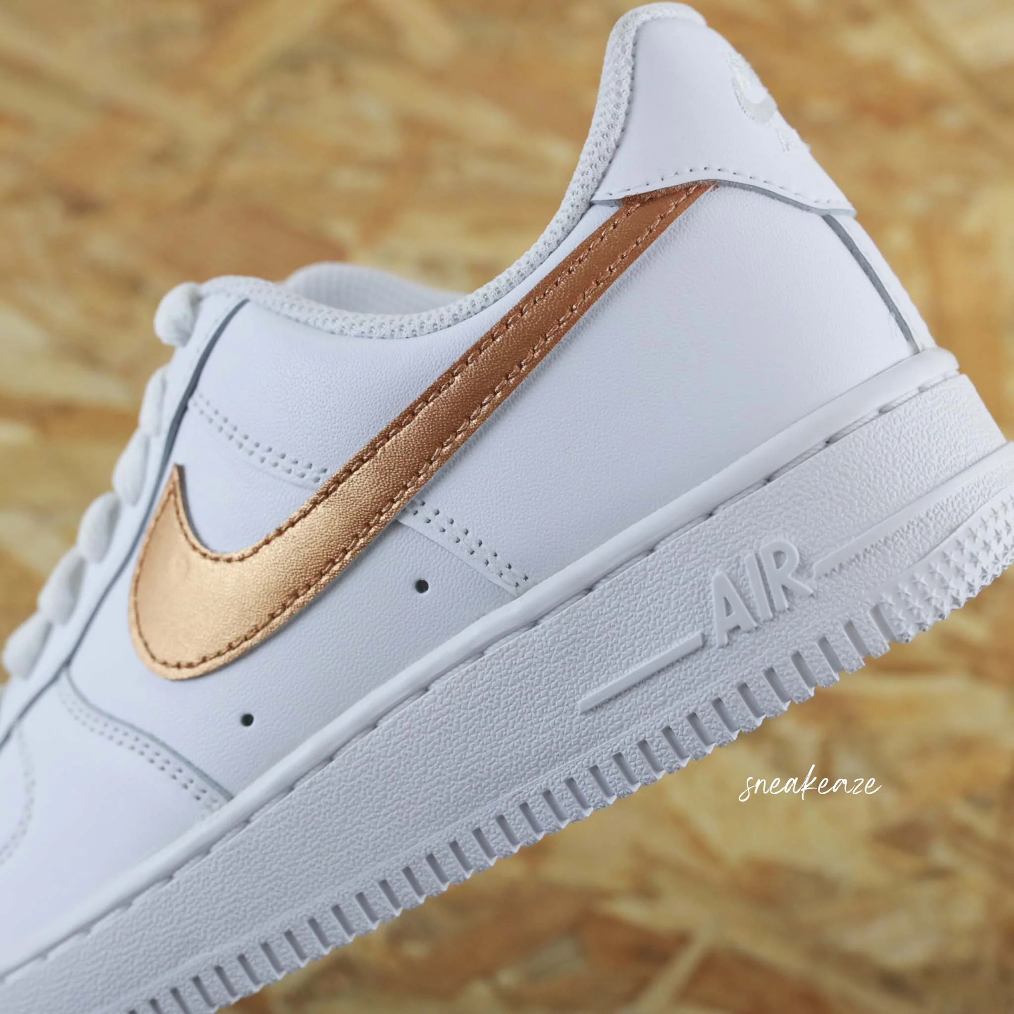 Swoosh métallisé (couleur au choix) - Air Force 1 custom – Image 4