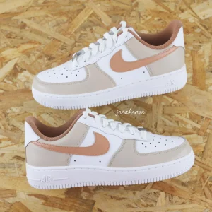 Beige & terracotta - Air Force 1 custom