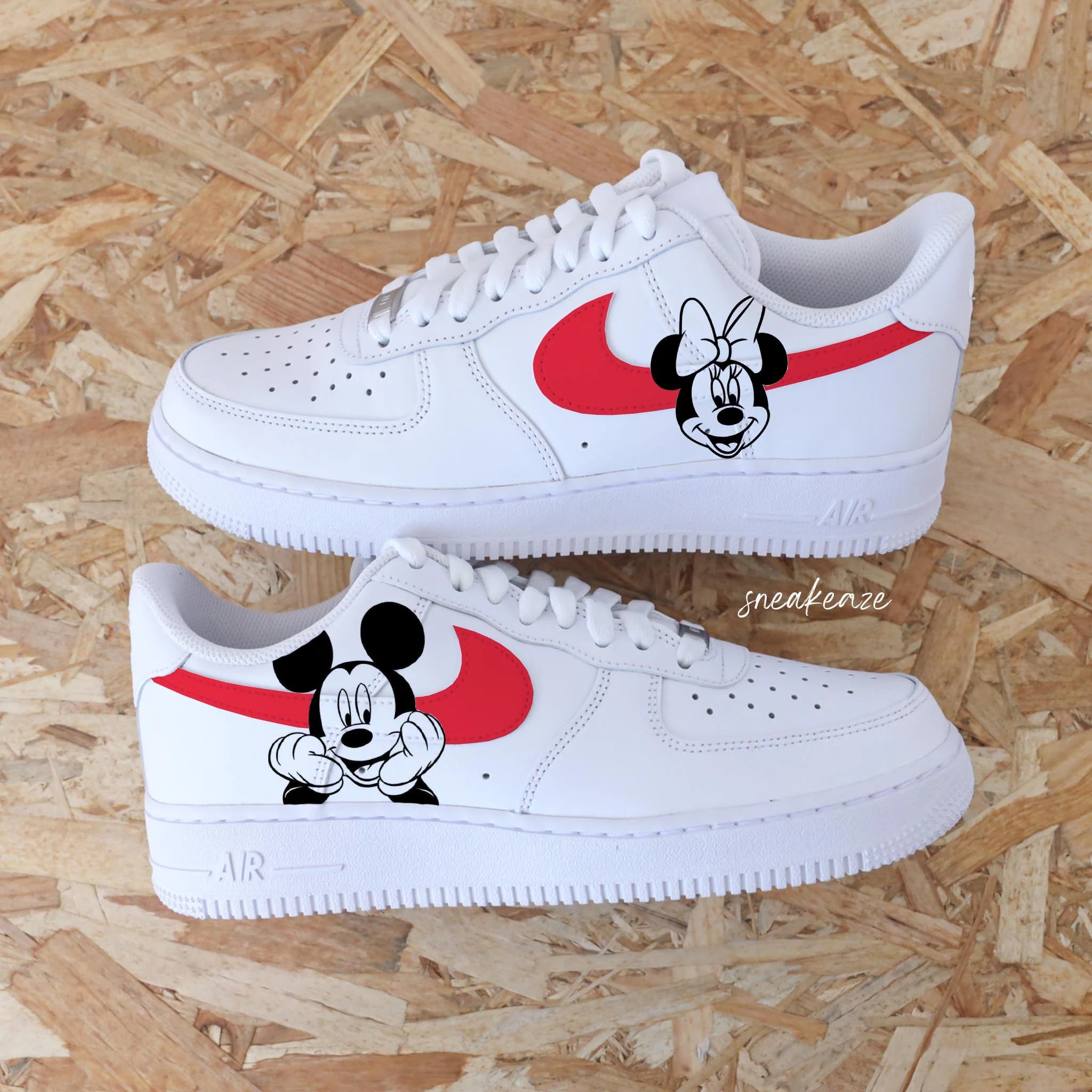 Mickey (couleur au choix) - Air Force 1 custom – Image 9