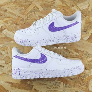 Splash Violet - Air Force 1 custom