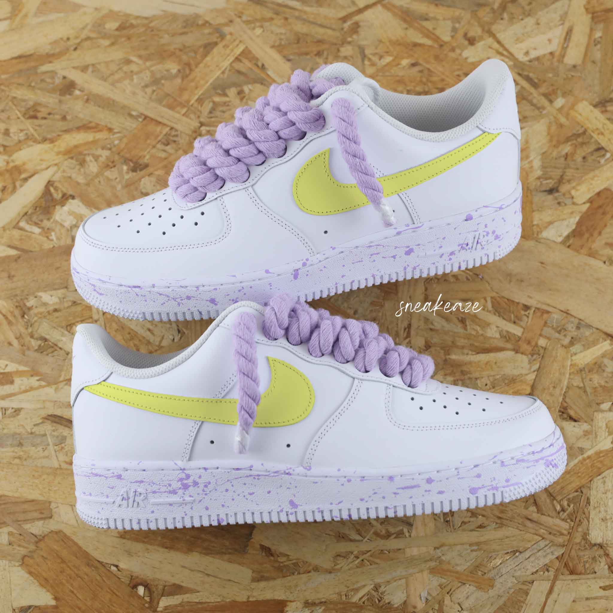 Rope laces (couleur au choix) - Air Force 1 custom – Image 6