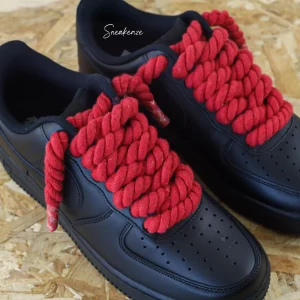 Ropes laces (couleur au choix) - Air Force 1 black custom