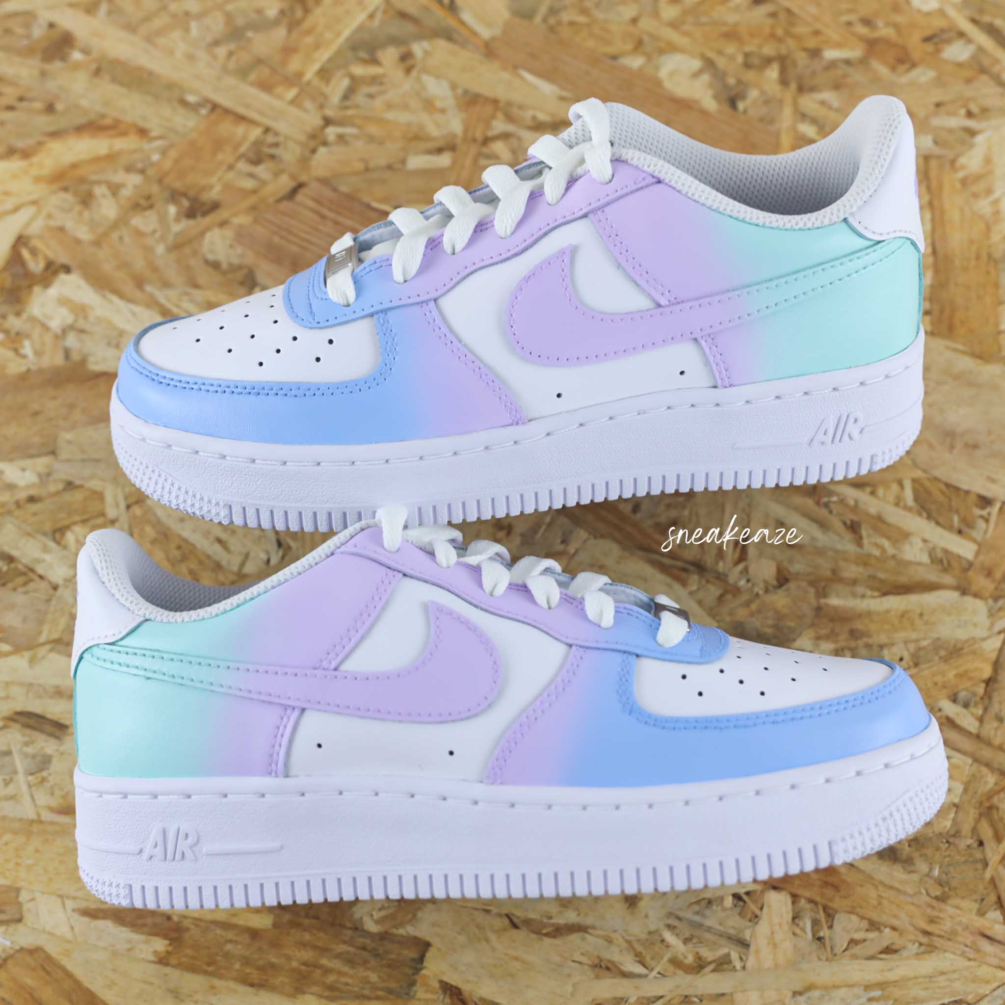 Dégradé pastel - Air Force 1 custom – Image 4