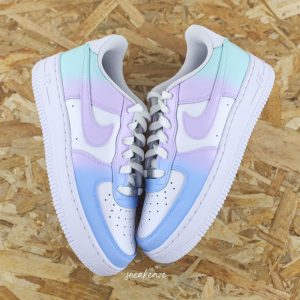 Dégradé pastel - Air Force 1 custom
