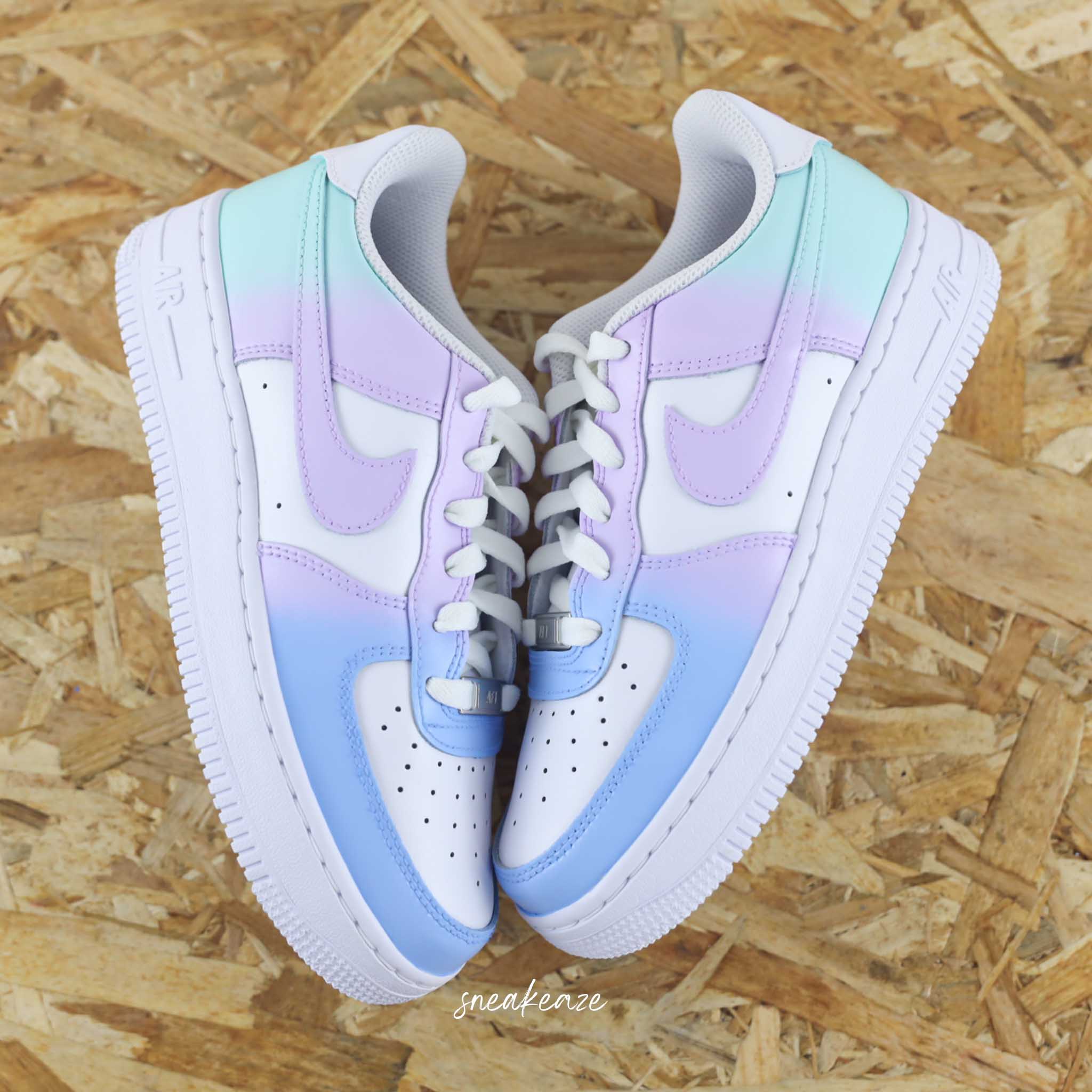 Dégradé pastel - Air Force 1 custom – Image 2