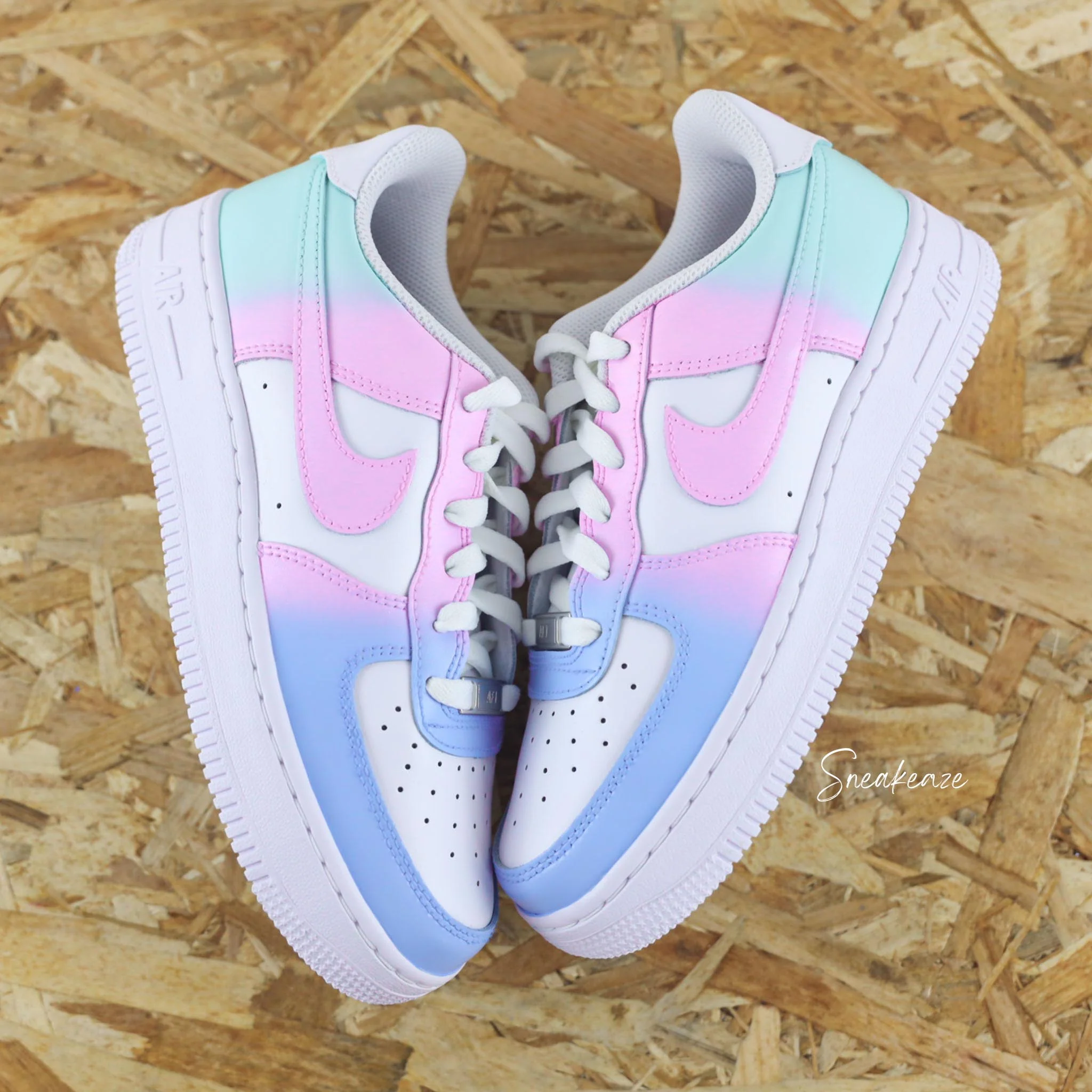 Dégradé pastel - Air Force 1 custom – Image 4