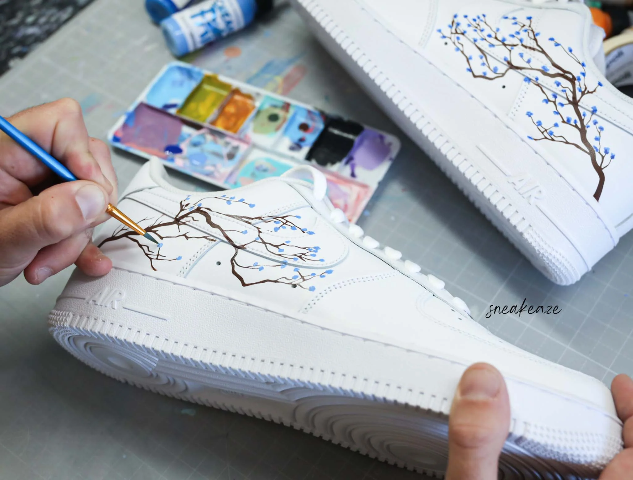 Sakura cherry blossom - Air force 1 custom – Image 9