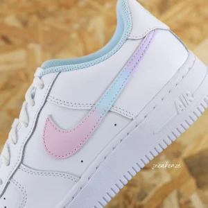 Swoosh & Toile licorne - Air Force 1 custom