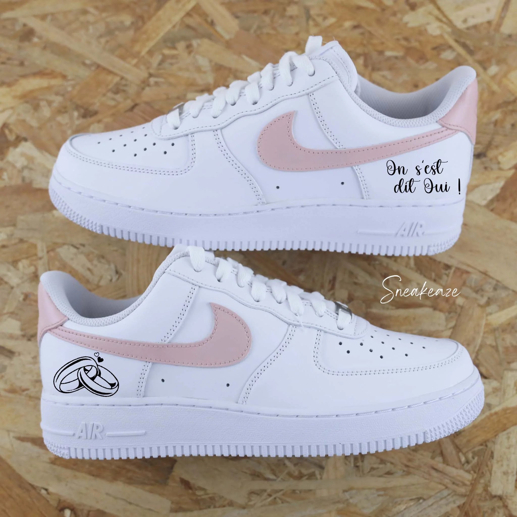 On s'est dit oui (couleur au choix) - Air Force 1 custom – Image 5