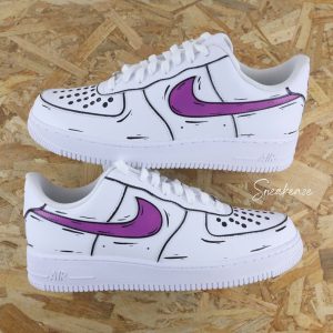 Color sketch violet - Air Force 1 custom