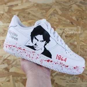 Damon Vampire Diaries - Air Force 1 custom