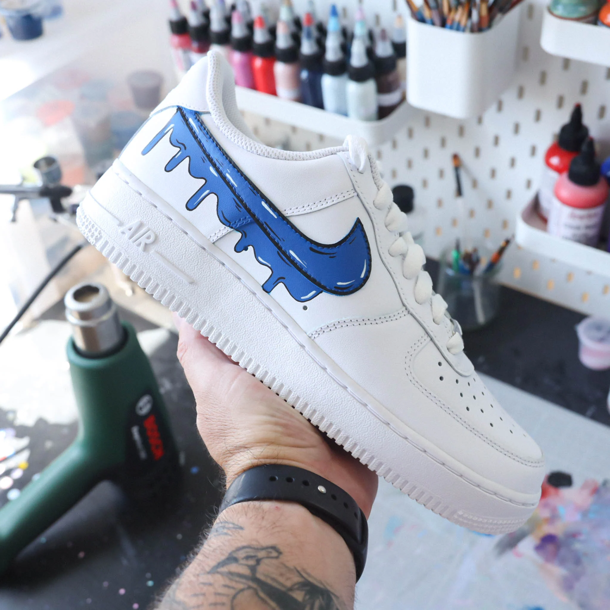 Cartoon Drip (couleur au choix) - Air Force 1 custom – Image 4