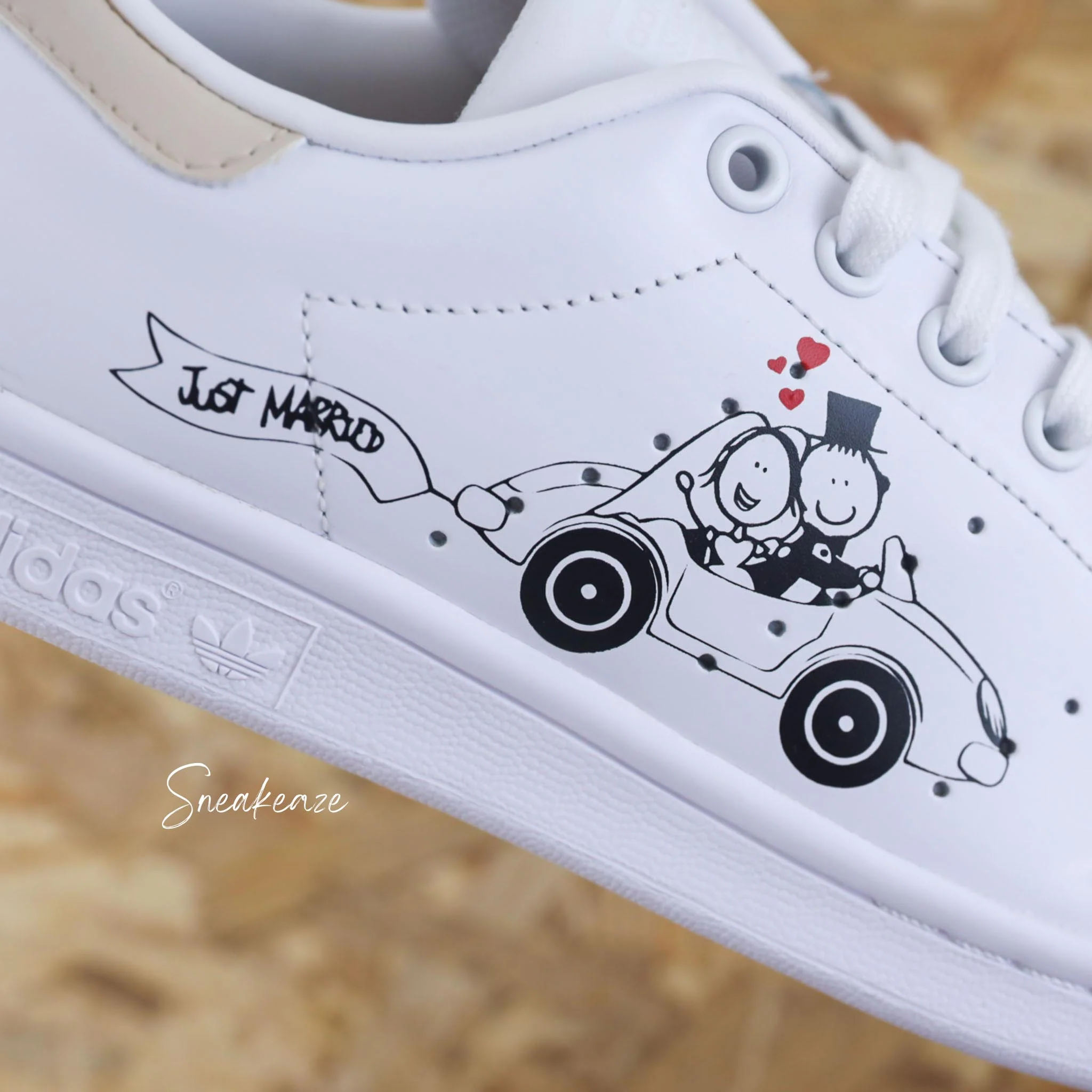 Voiture des mariés (couleur au choix) - Stan Smith custom – Image 3