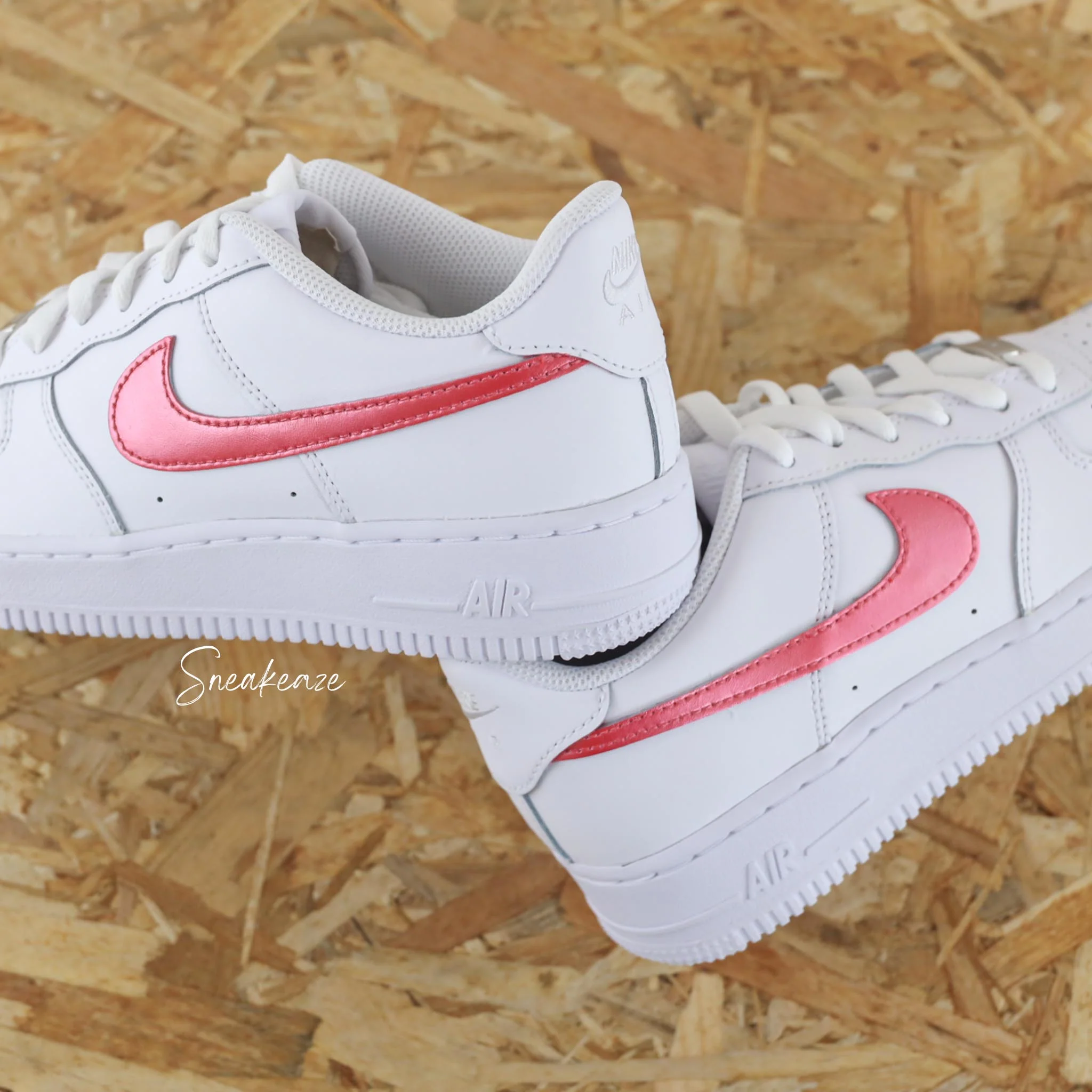 Swoosh métallisé (couleur au choix) - Air Force 1 custom – Image 7