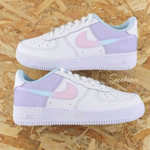 Color block pastel - Air Force 1 custom