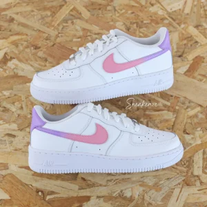 Arrière & Swoosh dégradé (couleur au choix) - Air Force 1 custom