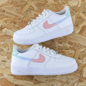 Arrière & Swoosh dégradé (couleur au choix) - Air Force 1 custom