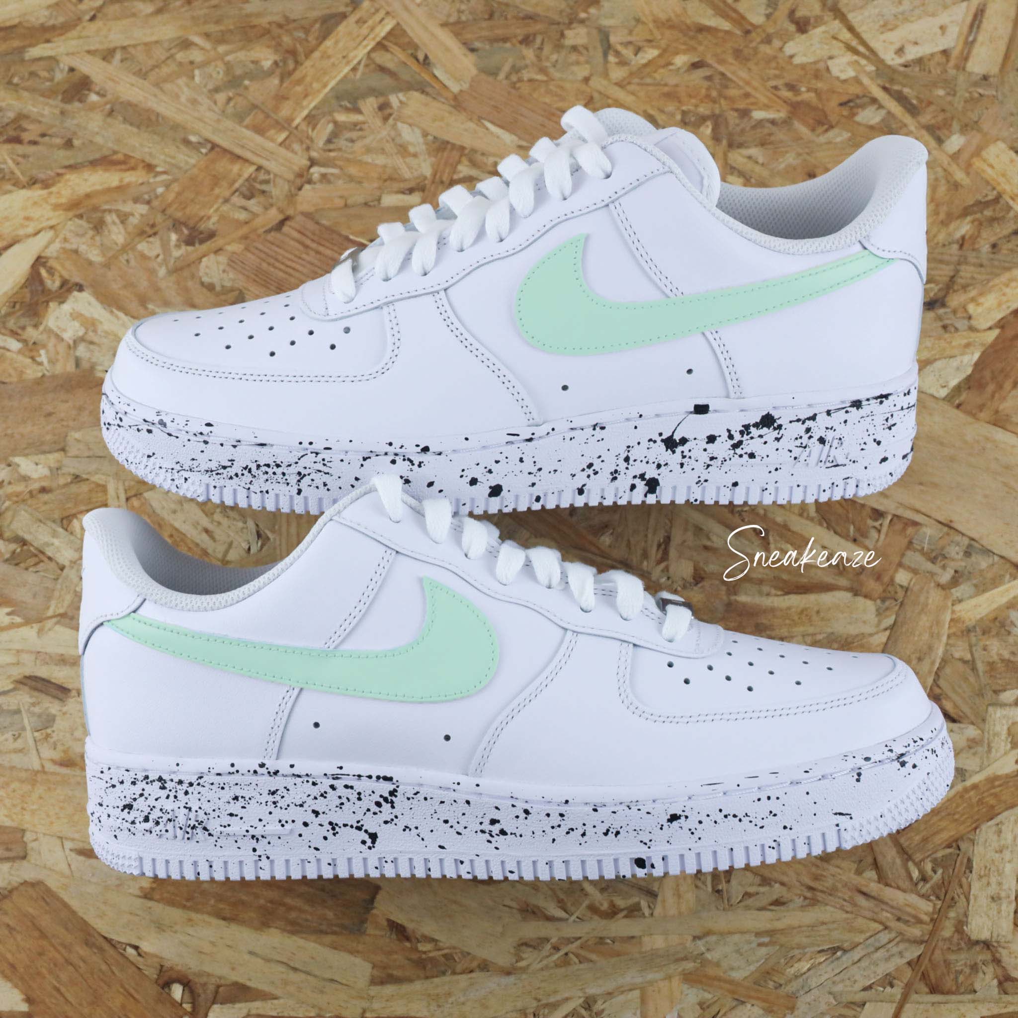 Splash kaki - Air Force 1 custom – Image 5