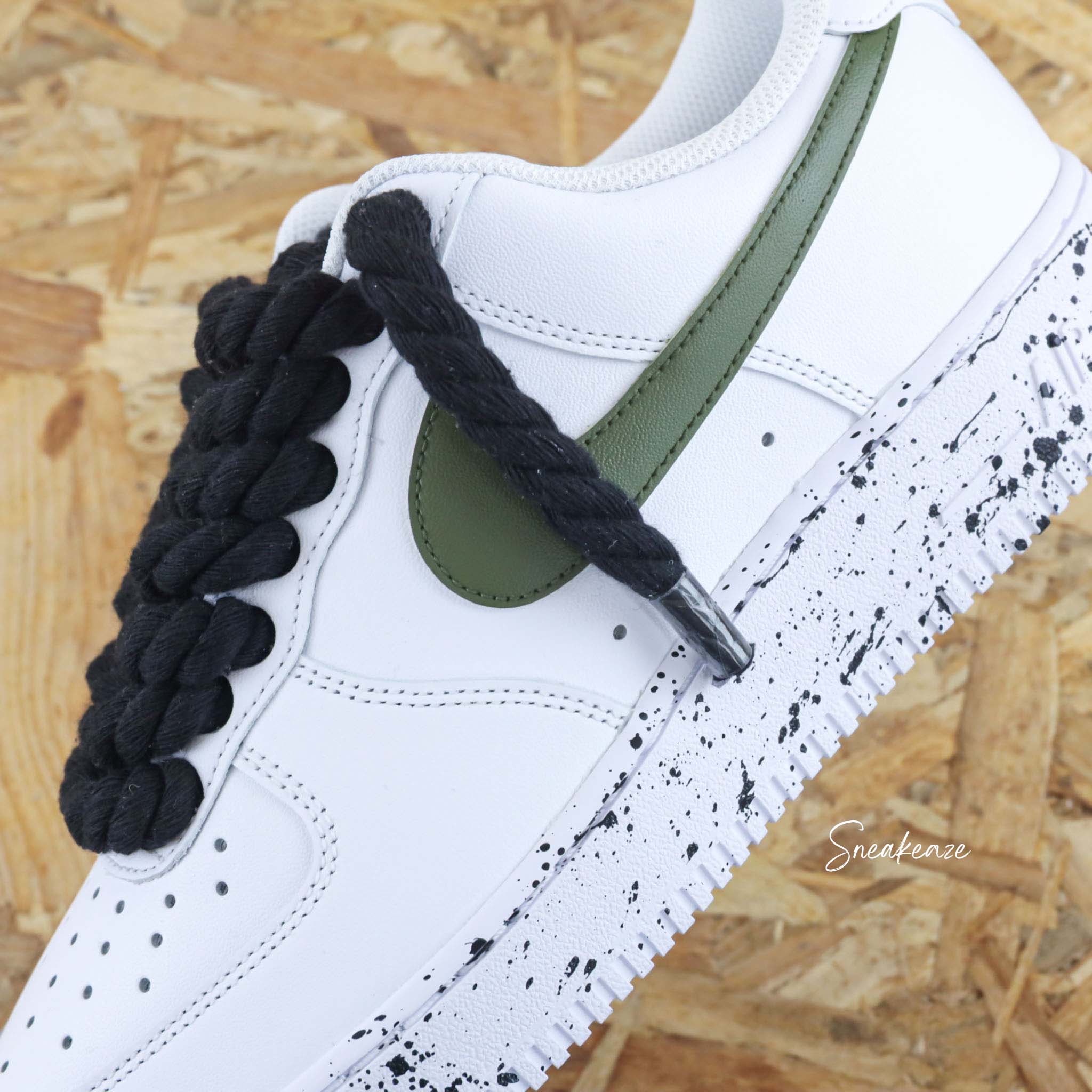Rope laces noir (couleur au choix) - Air Force 1 custom – Image 4
