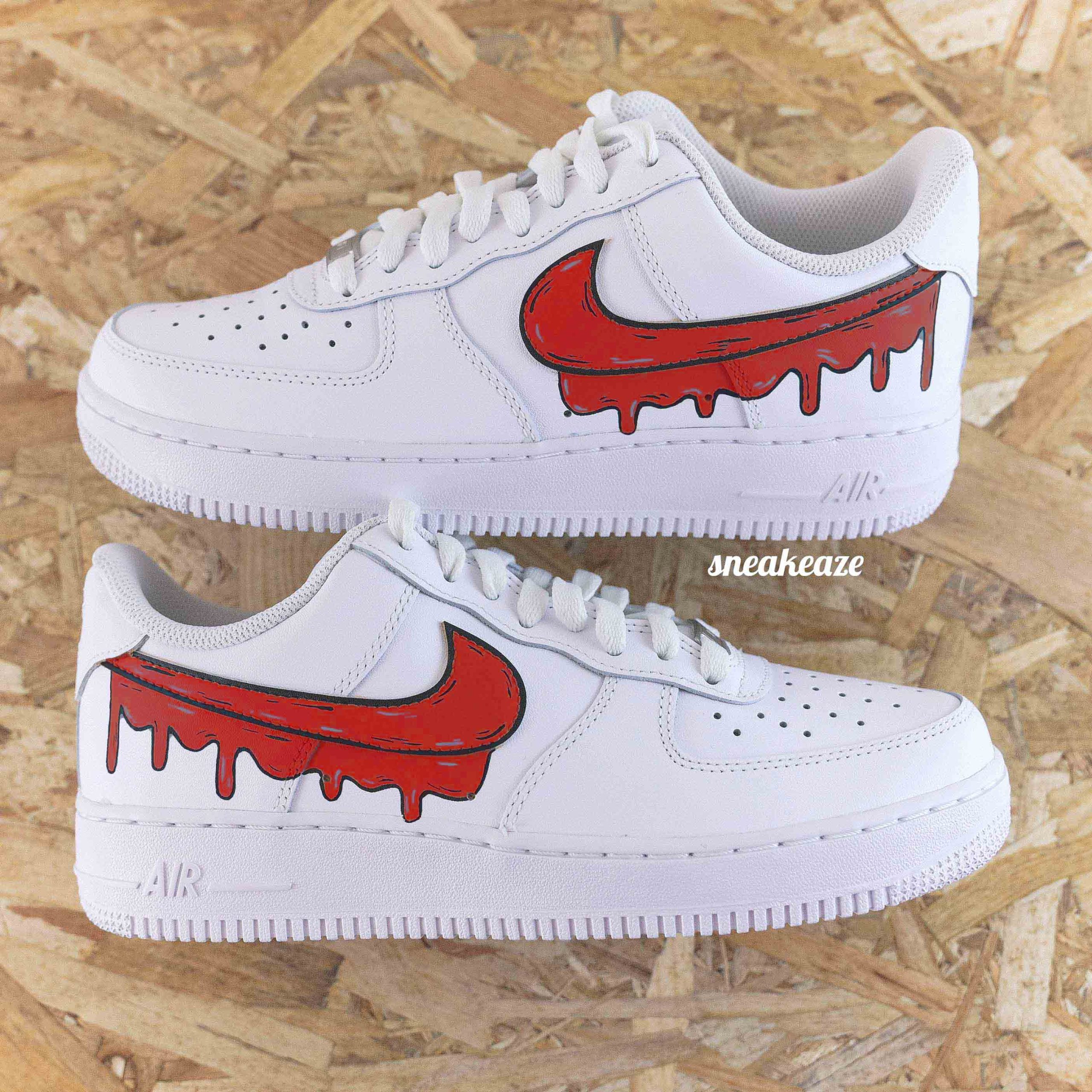 Cartoon Drip (couleur au choix) - Air Force 1 custom – Image 8