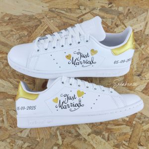 Date doré - Stan Smith custom mariage