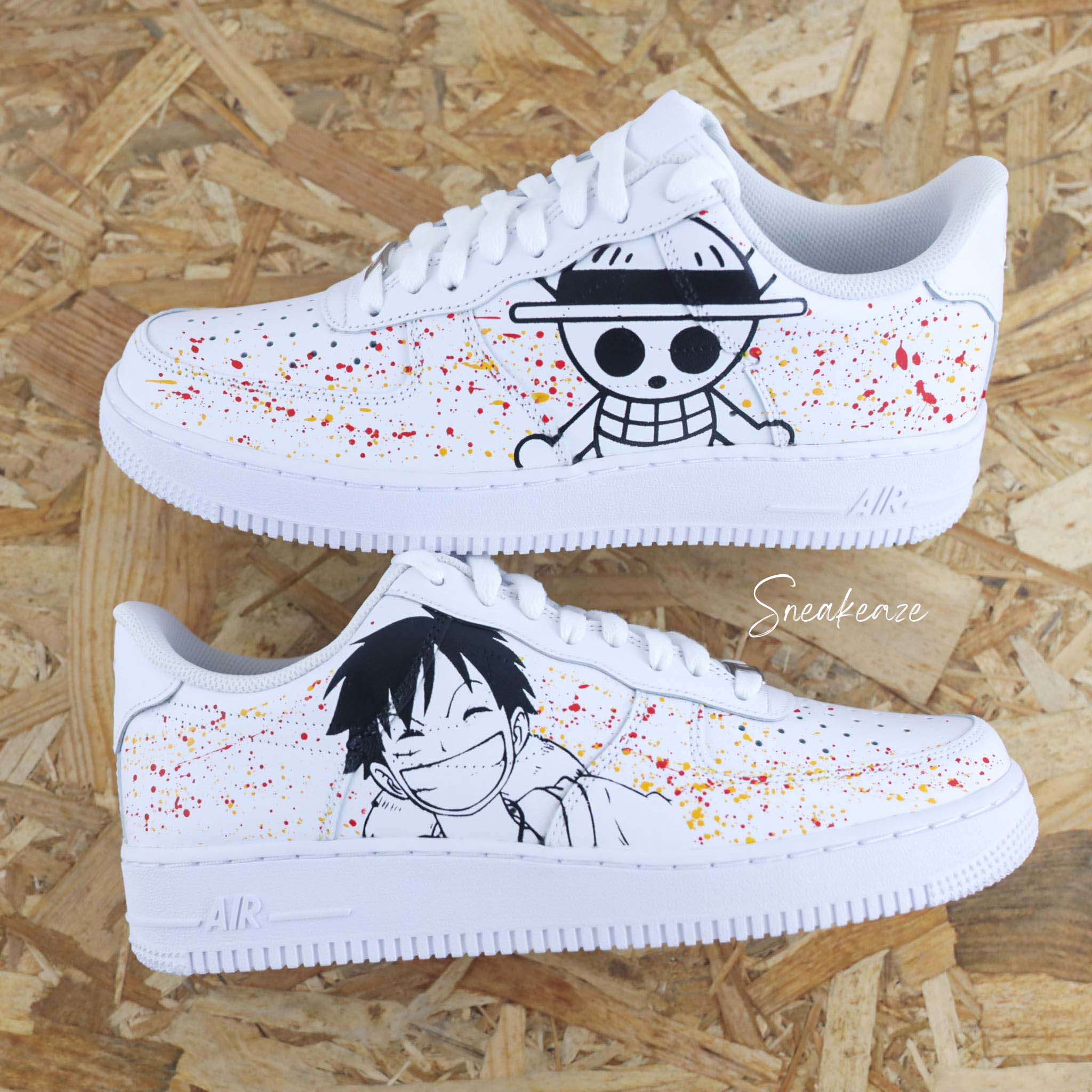 Luffy (personnage au choix) - Air Force 1 custom – Image 2