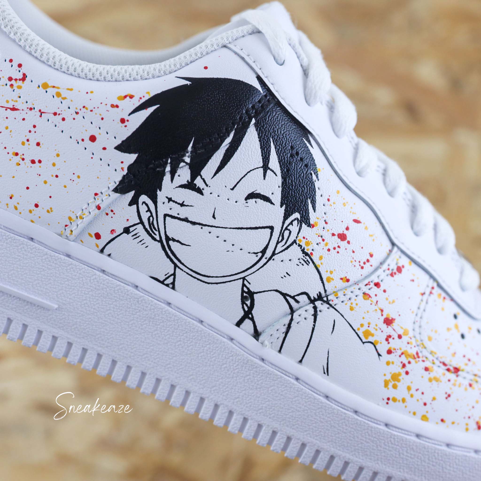 Luffy (personnage au choix) - Air Force 1 custom – Image 4
