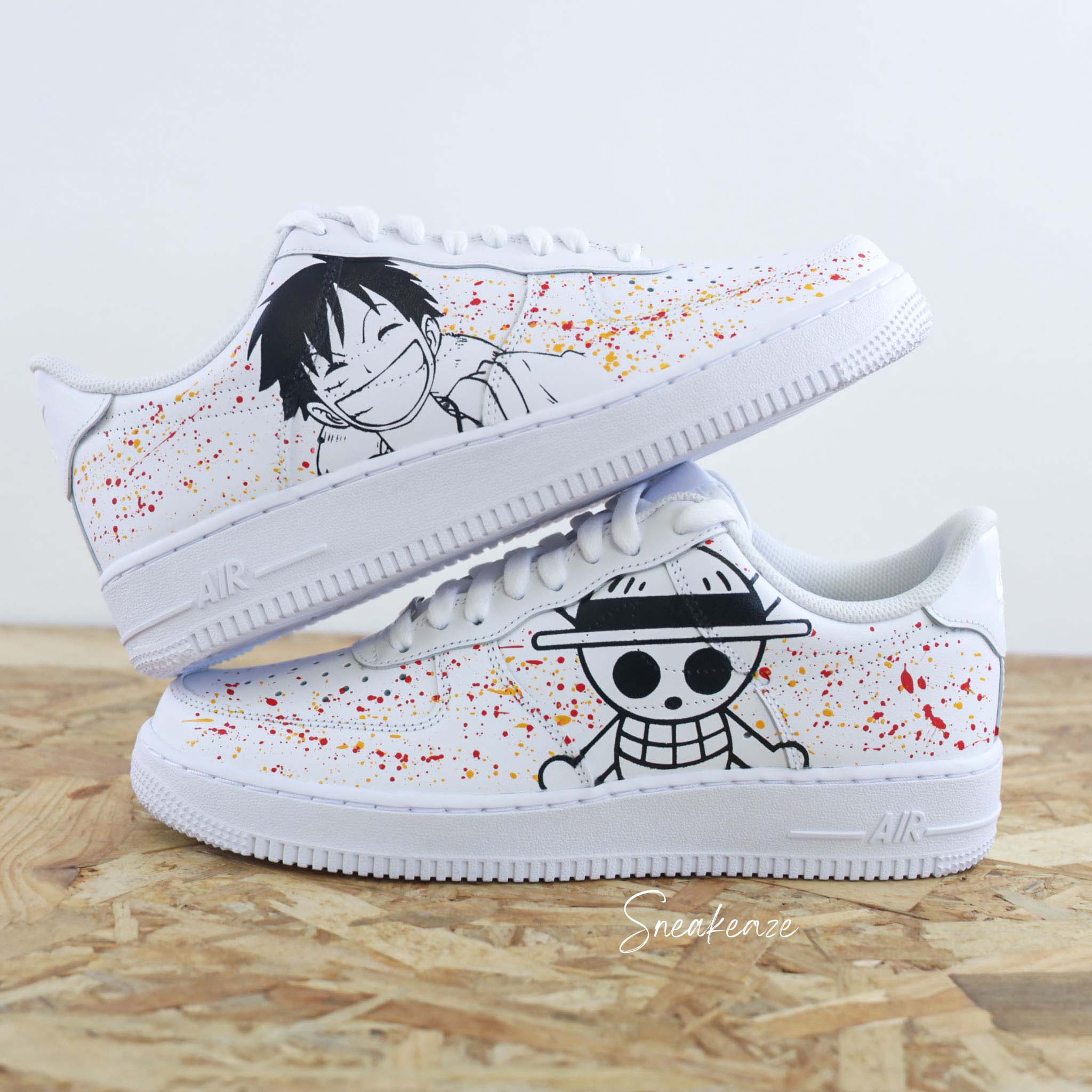 Luffy (personnage au choix) - Air Force 1 custom – Image 3
