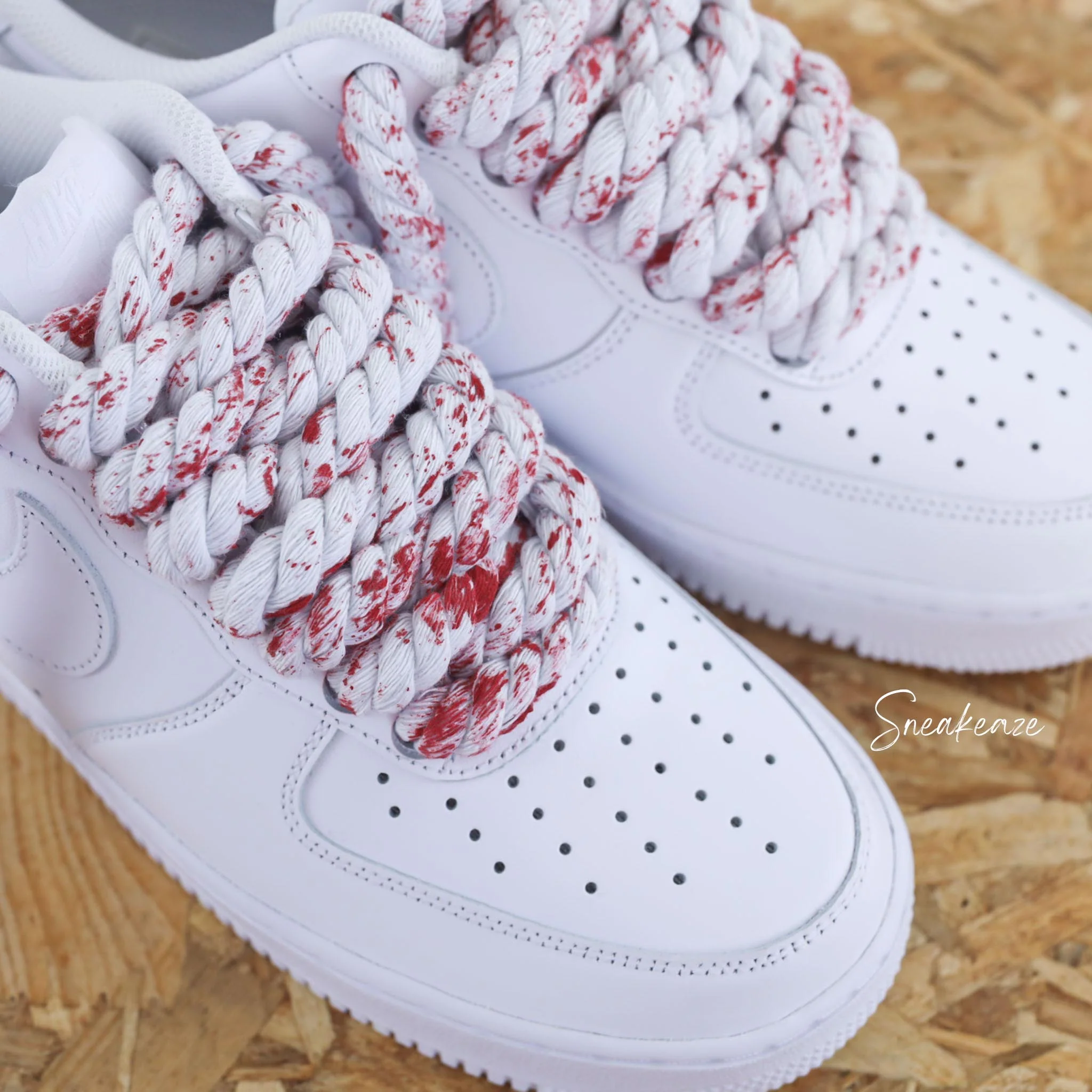 Rope Laces splash - Air Force 1 custom – Image 9