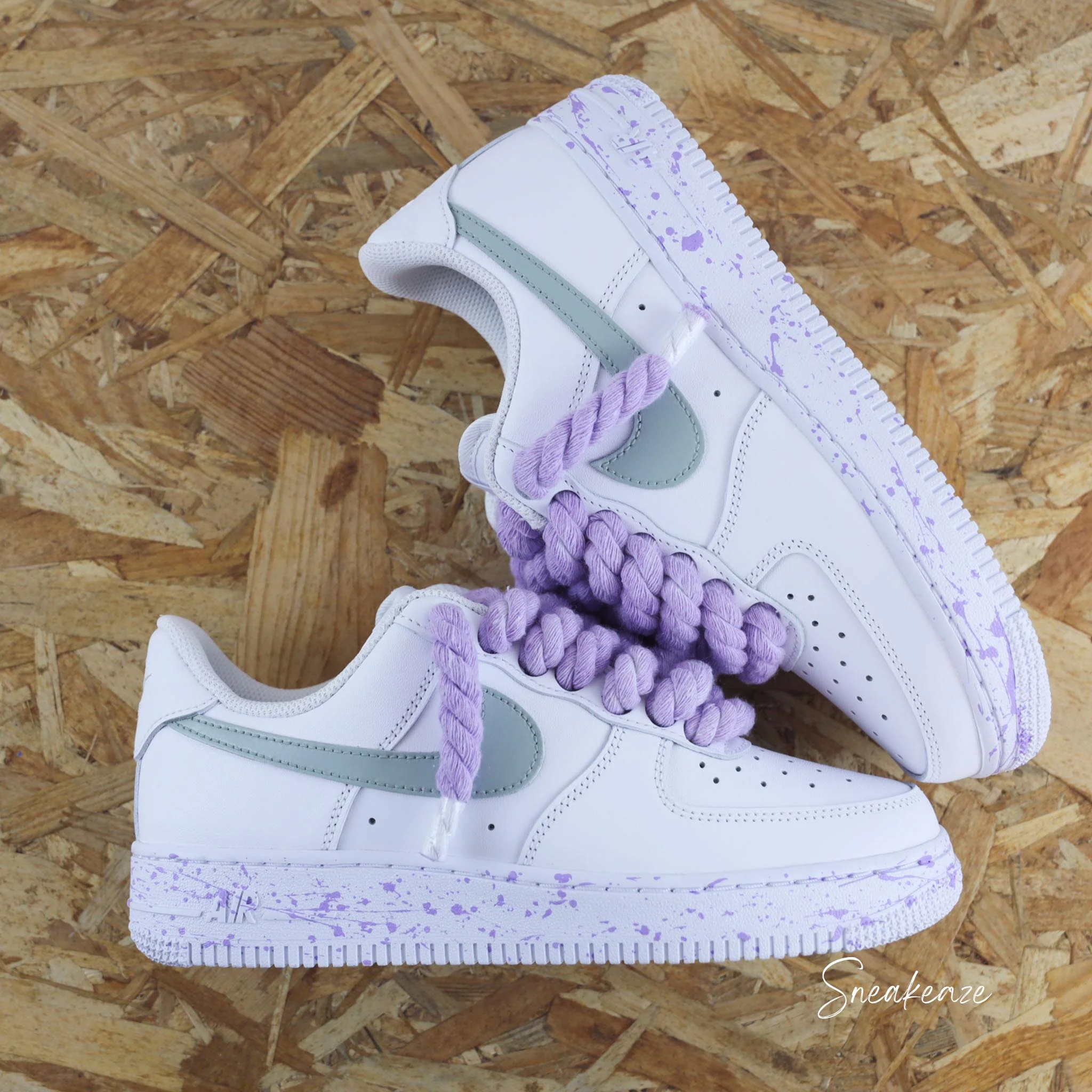 Rope laces (couleur au choix) - Air Force 1 custom – Image 4