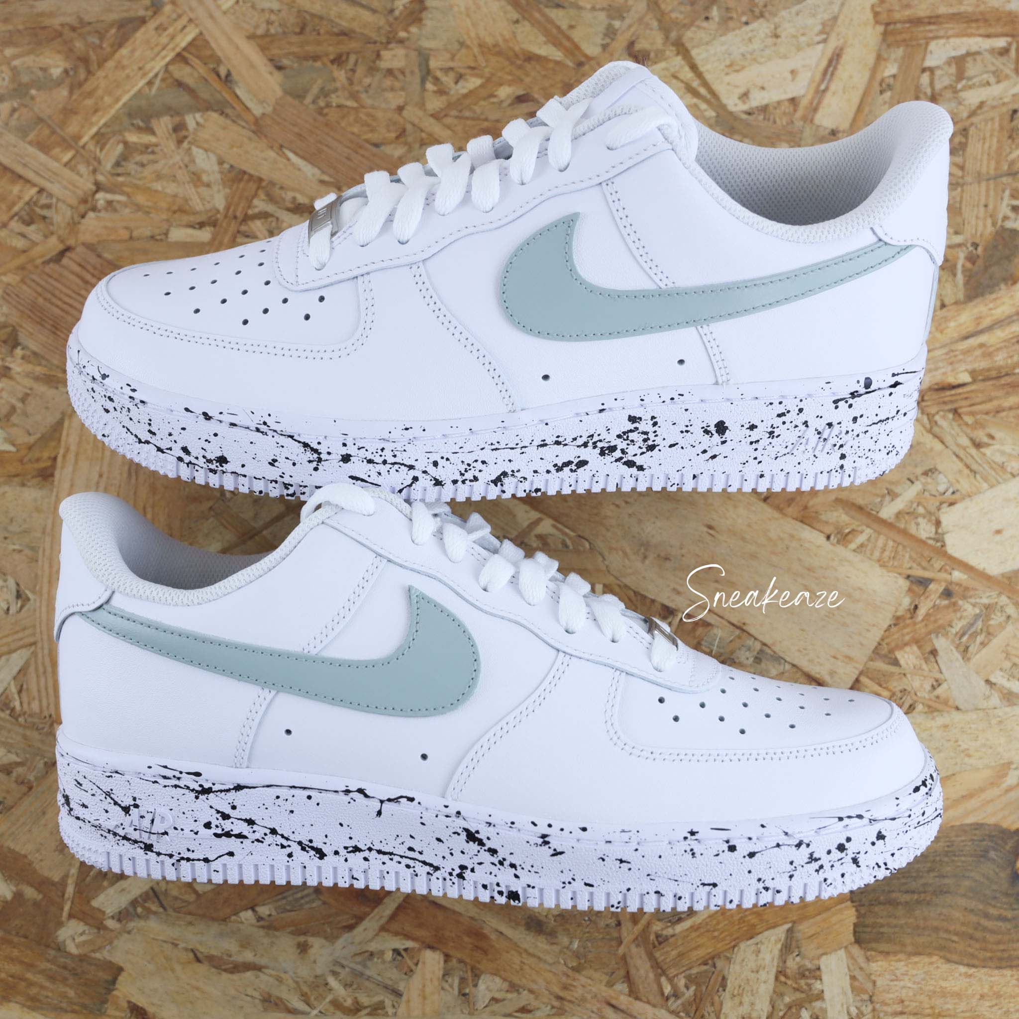 Splash kaki - Air Force 1 custom – Image 8