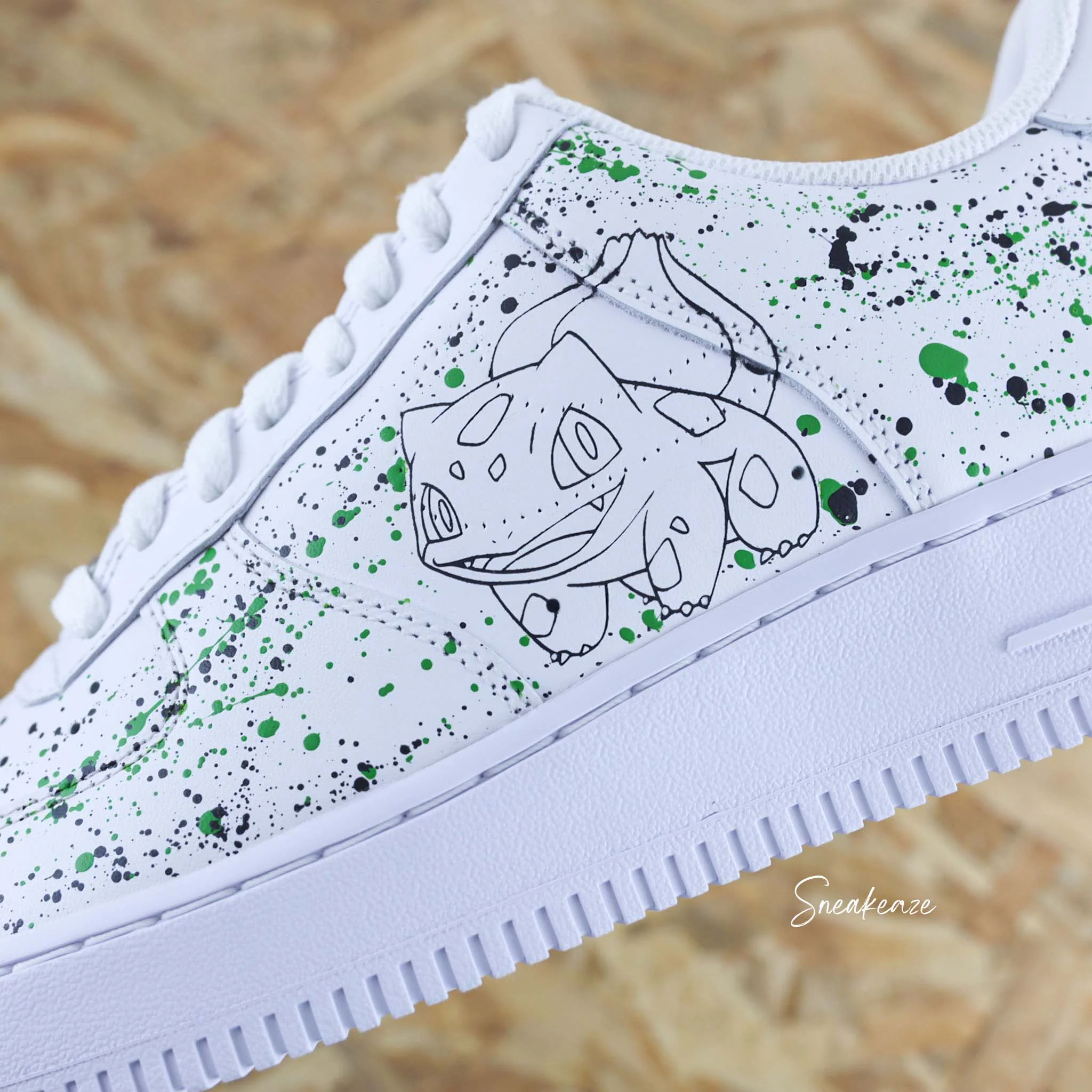 Bulbizarre x Herbizarre (Pokémon au choix) - Air Force 1 custom – Image 7