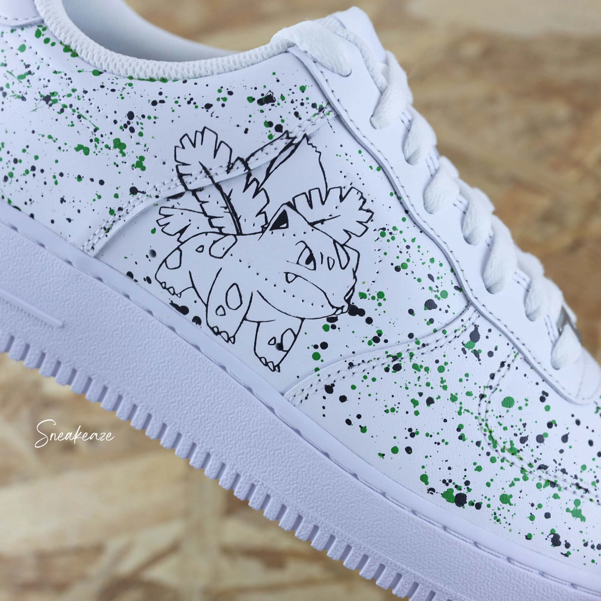Bulbizarre x Herbizarre (Pokémon au choix) - Air Force 1 custom – Image 6