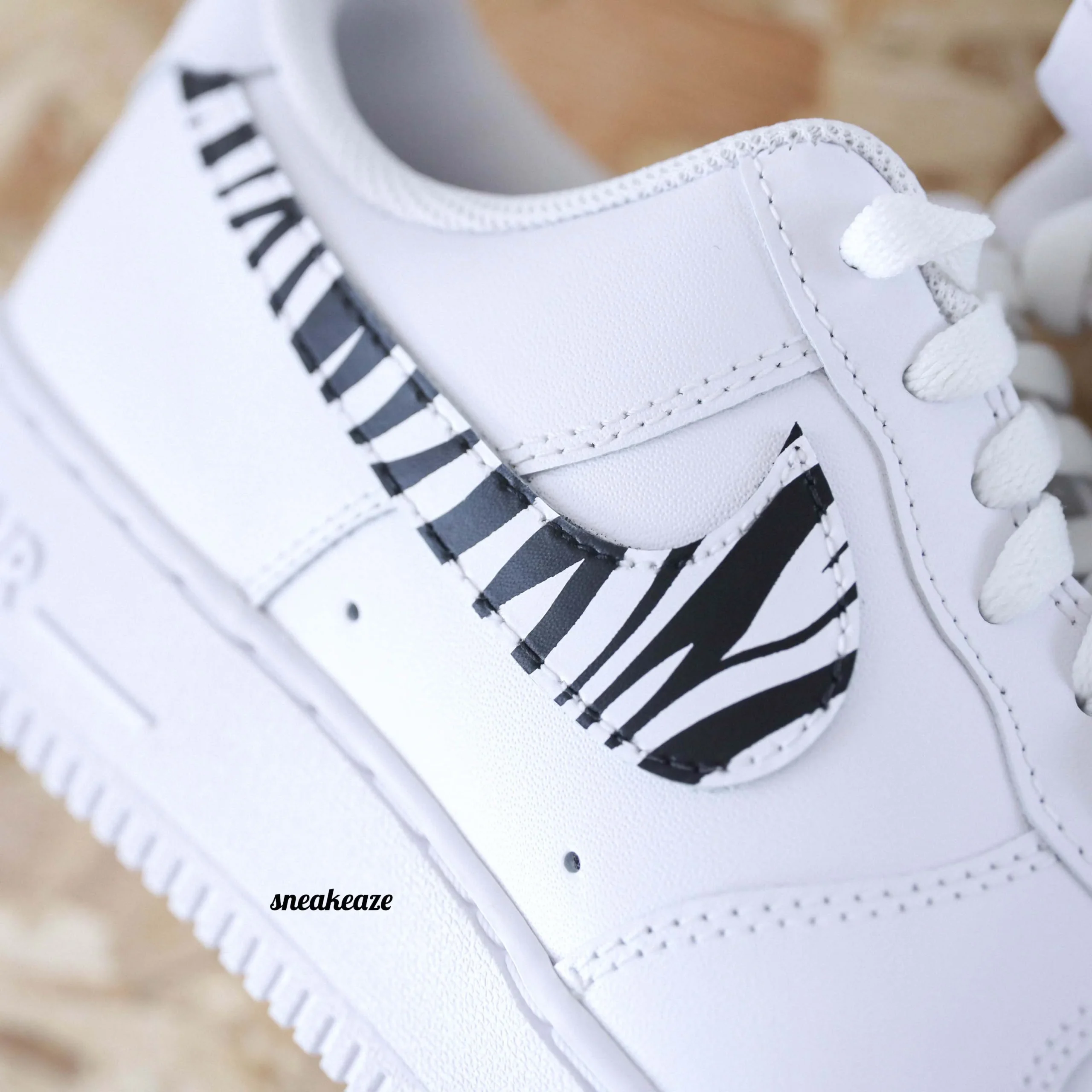 Zèbre (animal au choix) - Air Force 1 custom – Image 4