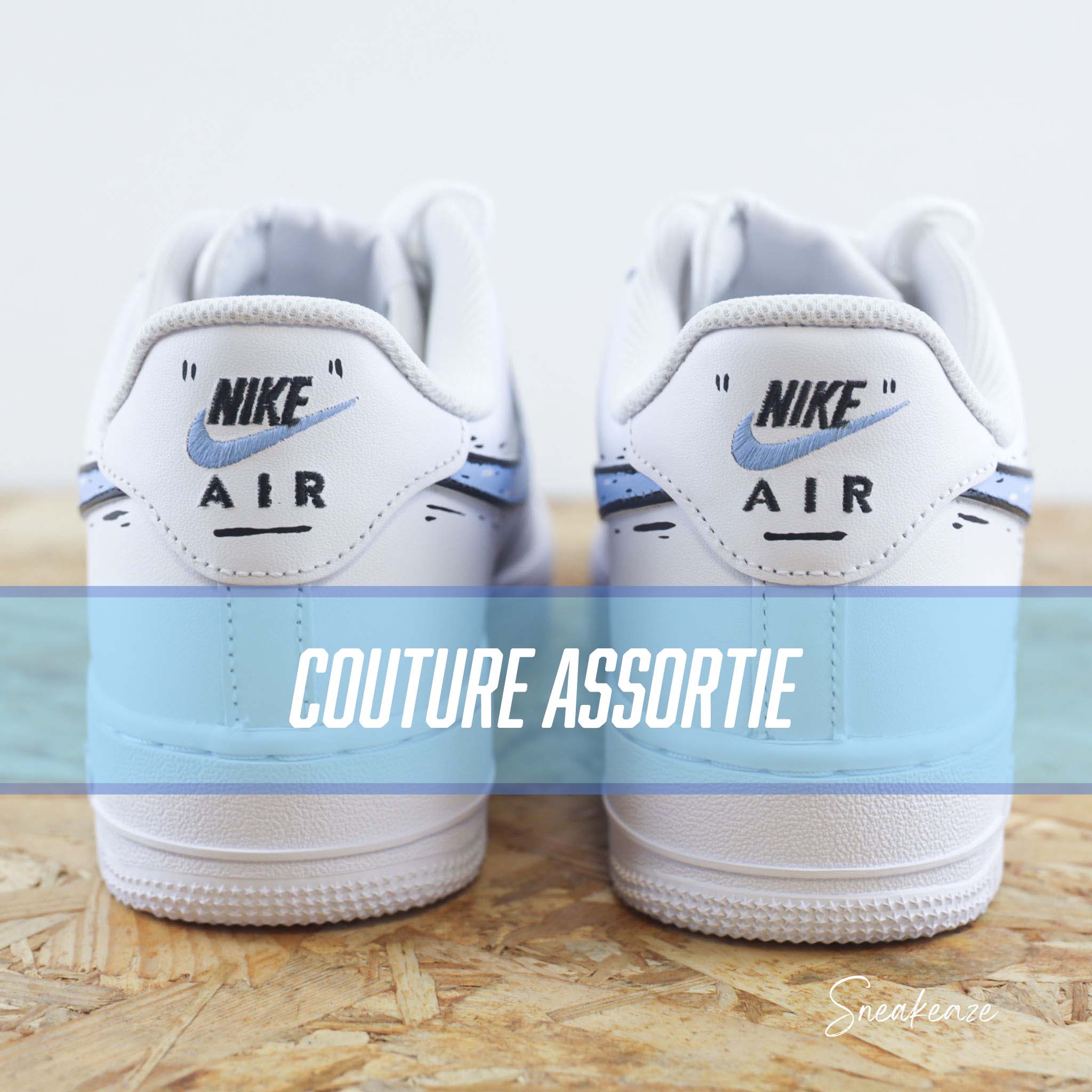 Cartoon swoosh (couleur au choix) - Air Force 1 custom – Image 7