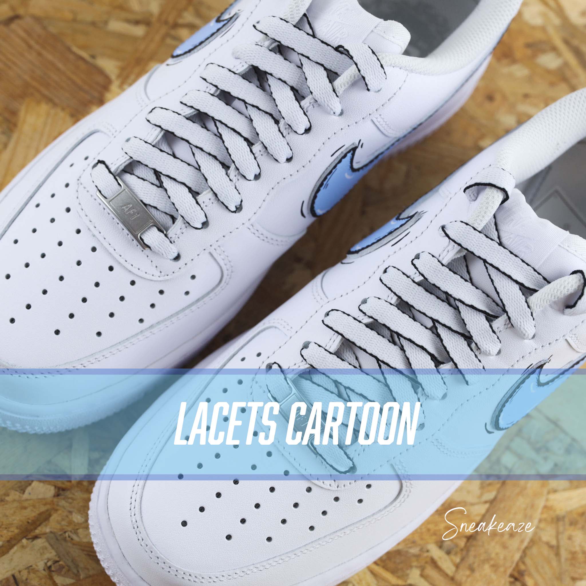 Cartoon swoosh (couleur au choix) - Air Force 1 custom – Image 6