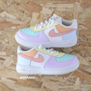 White Pastel - Air Force 1 custom (enfant)