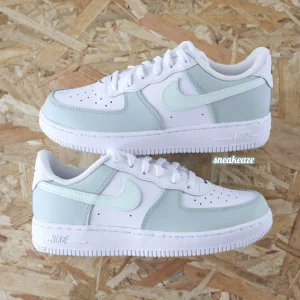 Vert pastel - Air Force 1 custom (enfant)