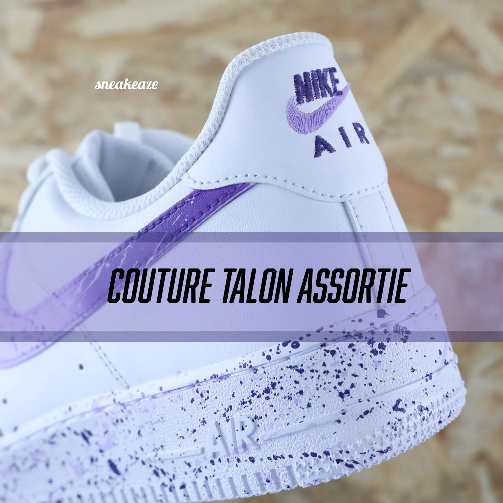 Splash dégradé (couleur au choix) - Air Force 1 custom – Image 6