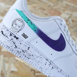 Zoro splash et prénom - Air Force 1 custom