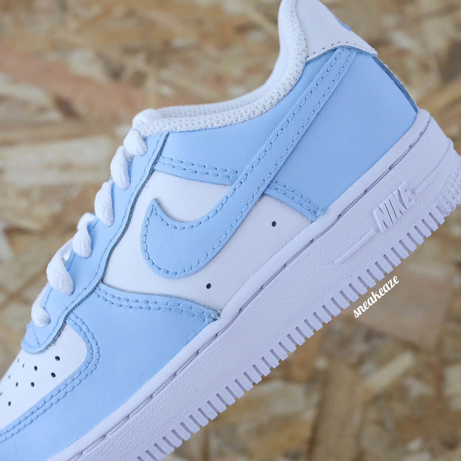 Blue - Air Force 1 custom (enfant) – Image 6