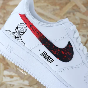 Spiderman splash dégradé - Air Force 1 custom