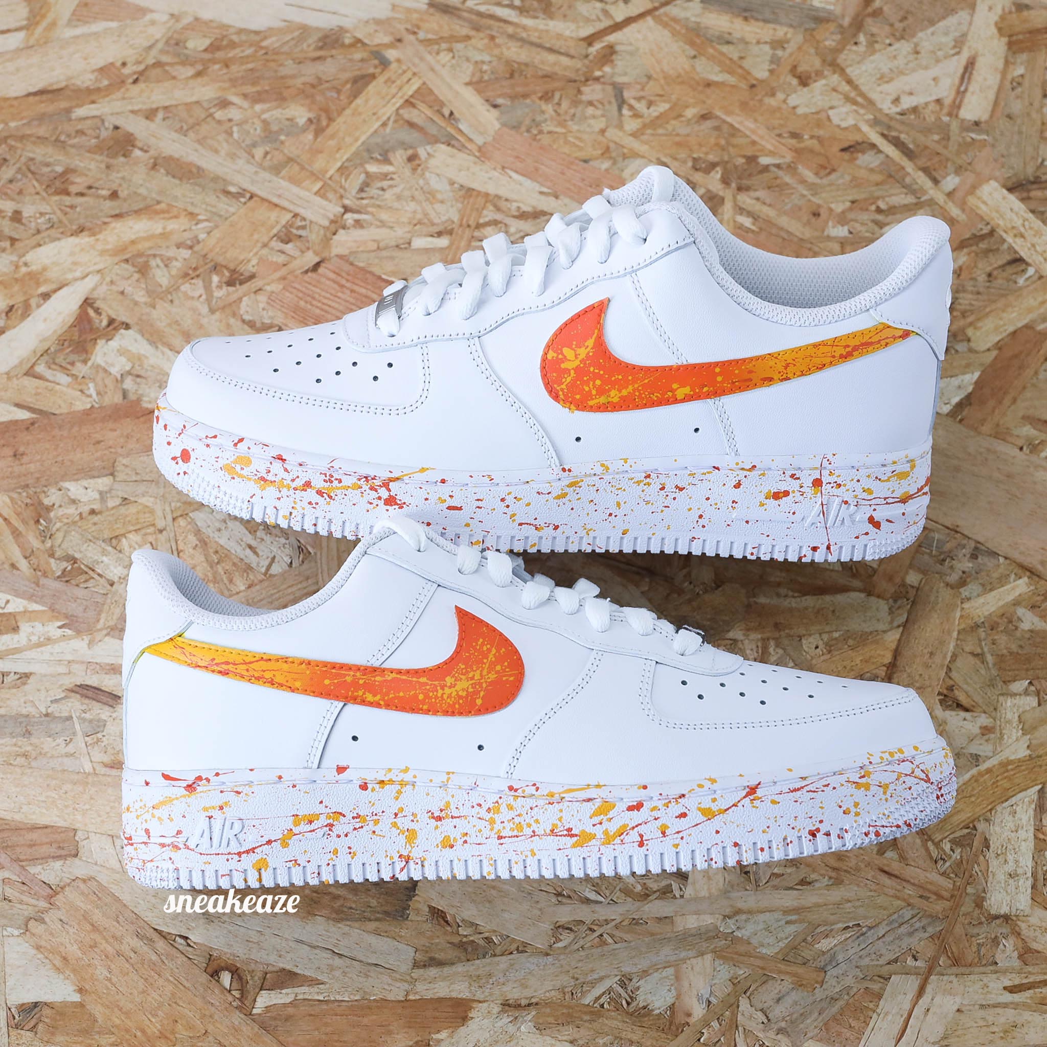 Orange Juice - Air Force 1 custom – Image 3