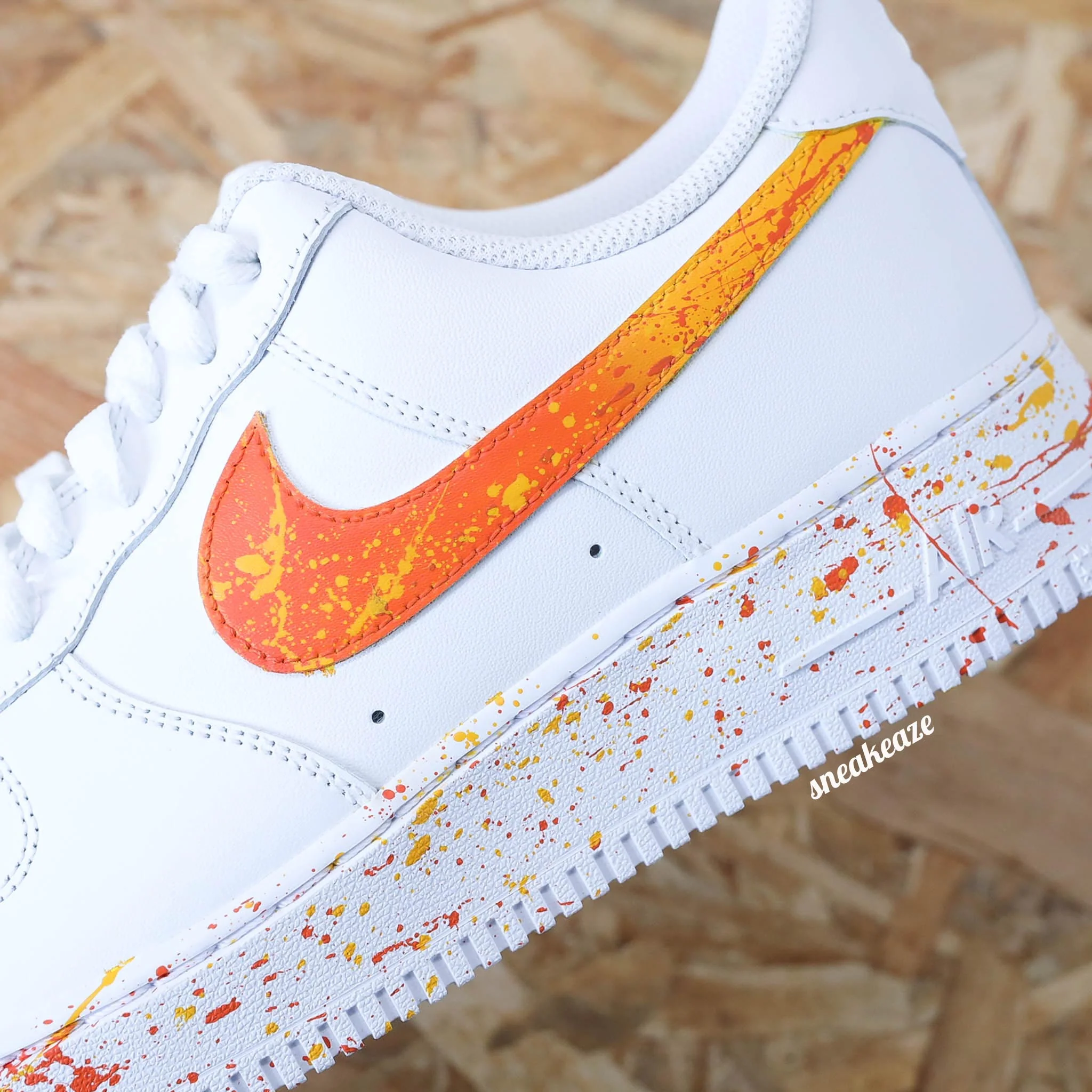 Orange Juice - Air Force 1 custom – Image 4