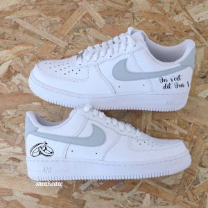 On s'est dit oui (couleur au choix) - Air Force 1 custom