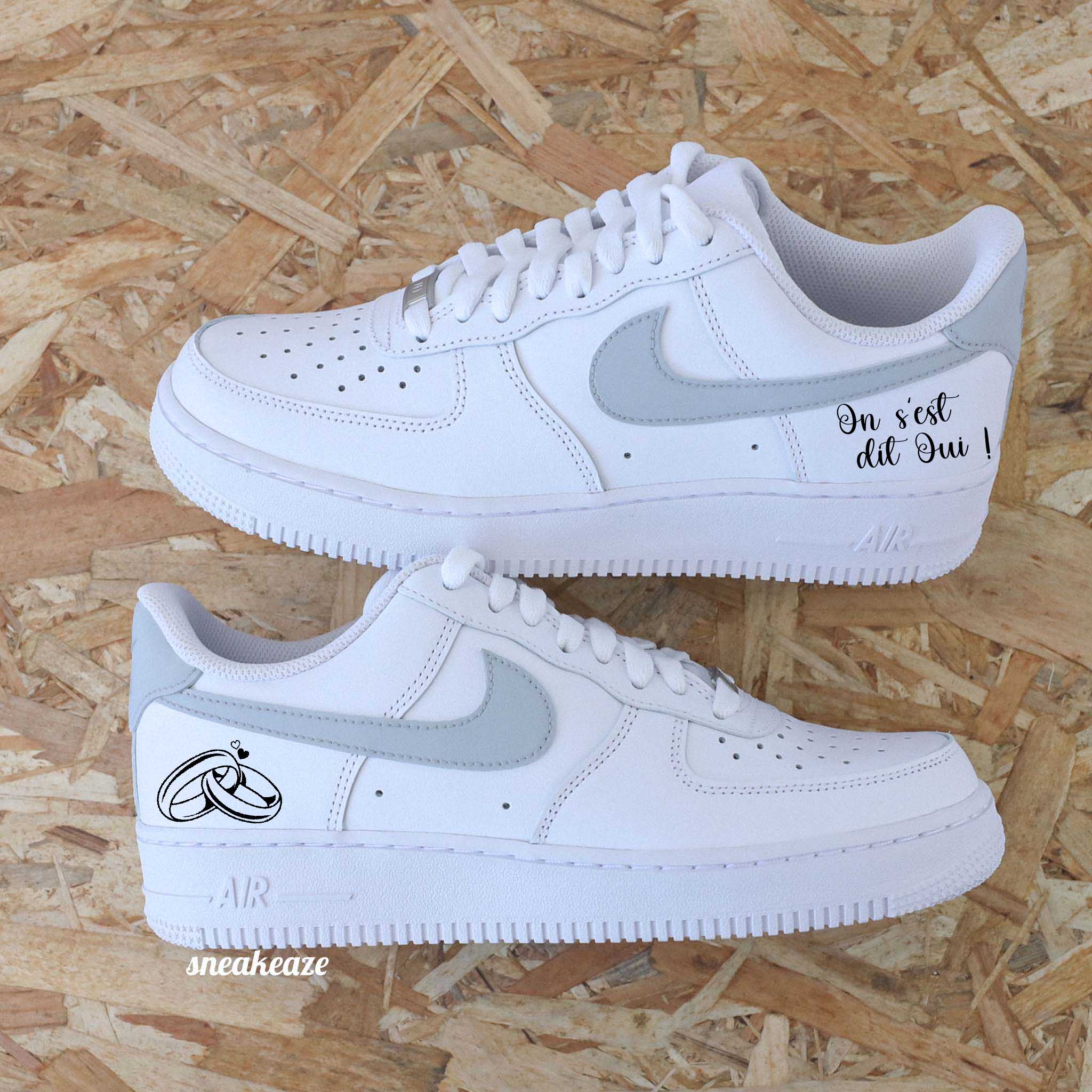On s'est dit oui (couleur au choix) - Air Force 1 custom – Image 2